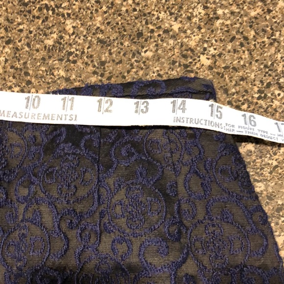 Vintage Rickie Freeman Skirt Suit Long Blazer Blue Black Frog Buttons Sequins 10 - Picture 9 of 12